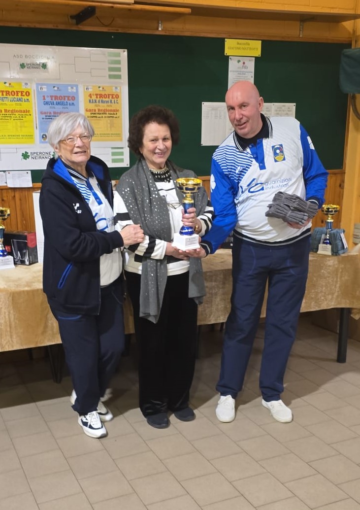 Maria Luisa Moneta e paolo Pastorelli 8 class. gara Sperone del 28.01.2025