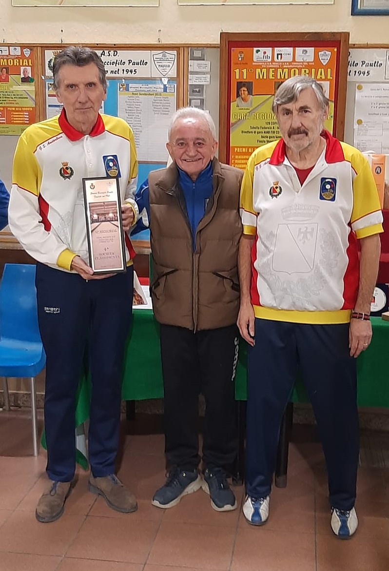 Maurizio Luigi Giacomo Sperati e Dario Cremonese 4 class. gara paullo del 19.12.2025