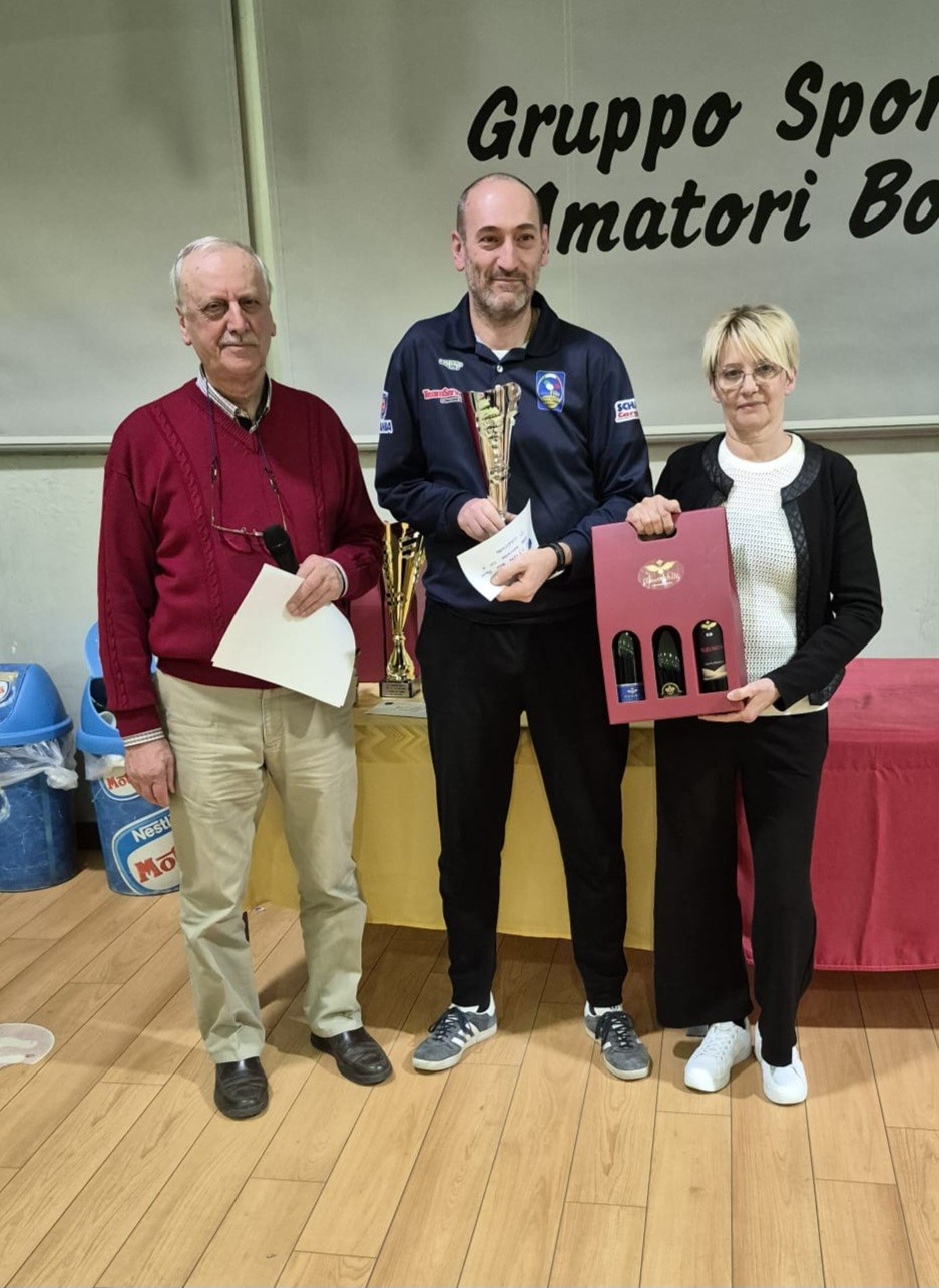 Omar Rizzetto 3 class. gara Amatori Bocce del 30.03.2026