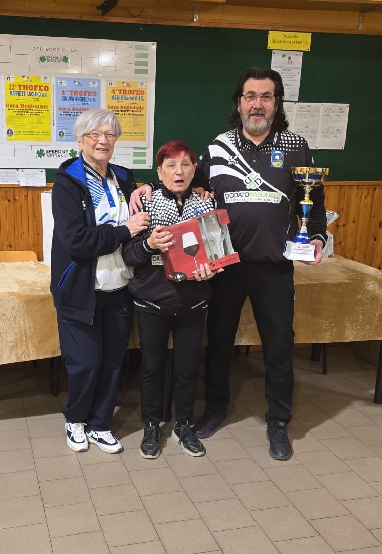 Ornella Sala e Fabio D Altoe 2 class. gara Sperone del 28.01.2025