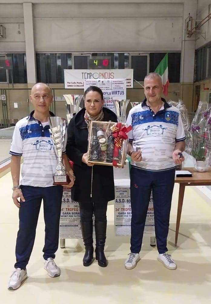 Oscar Cazzaniga e Pierbernardino Pensotti 2 class. cata BC gara Virtus del 5.11.2025