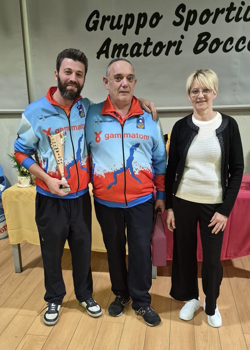 Roberto Romanzin e Aldo sandrini 3 class. cat. BC gara Amatori Bocce del 30.03.2026