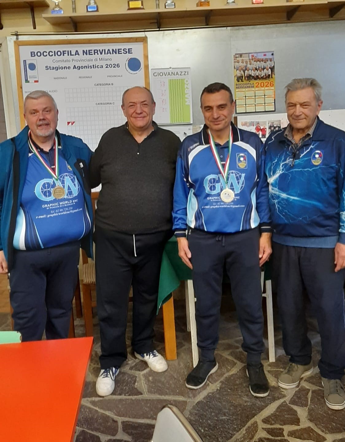 Sean Chiodini e Andrea Vertuani 3 class. cat. B Camp. prov. 2026