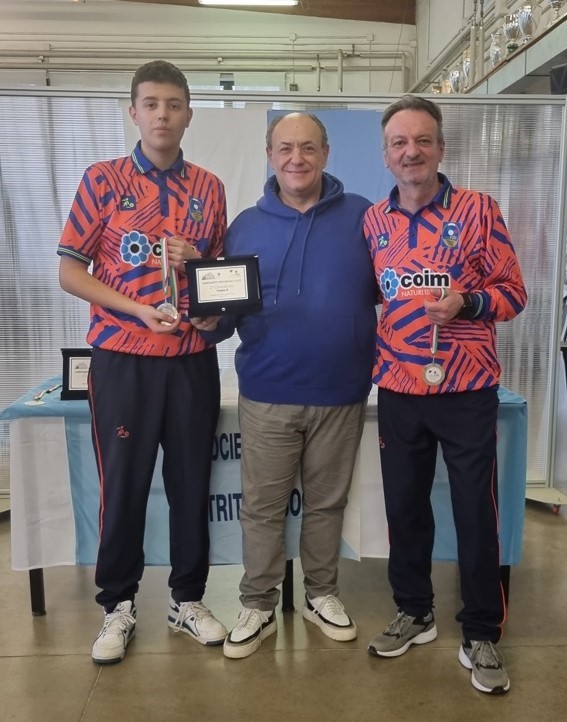 Fabio Braida e Giuseppe Lusardi 2 class. Campionato provinciale 2025 cat. B