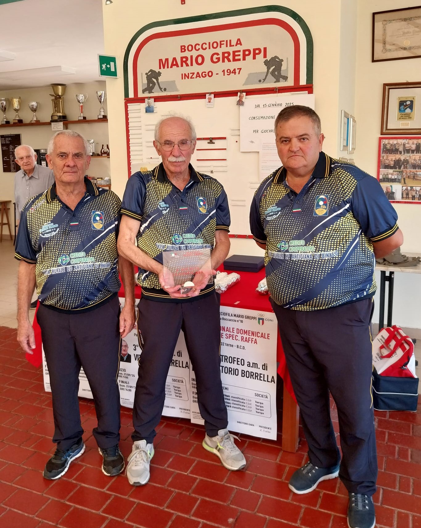 Mario Aafano Massimo Cavecchio Mario Firpi 3 class. gara Greppi del 21.09.2025