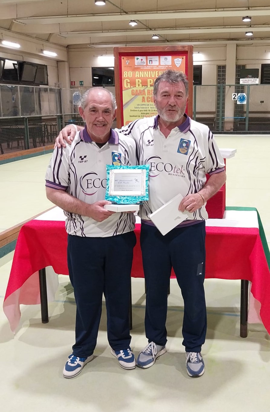 Massimo Tonella e Idelmo Azzini 4 class. gara Paullo del 24.04.2025