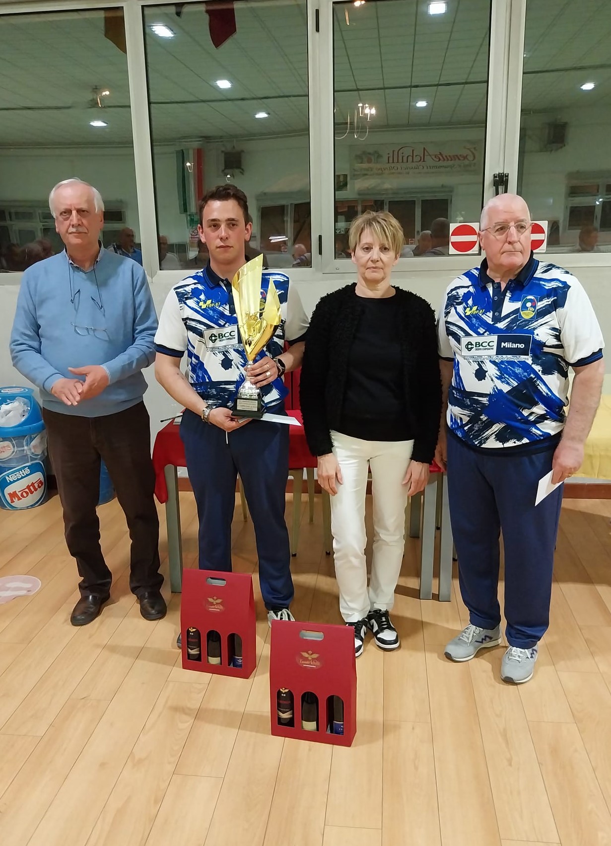Michele DellAquila e Mattia De Ponti 2 class. gara Amatori Bocce del 10.04.2025