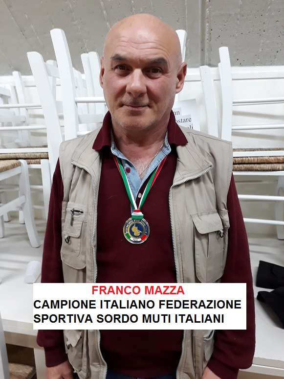 Franco Mazza campione italiano Federazione Sportiva Sordi Italiani 2
