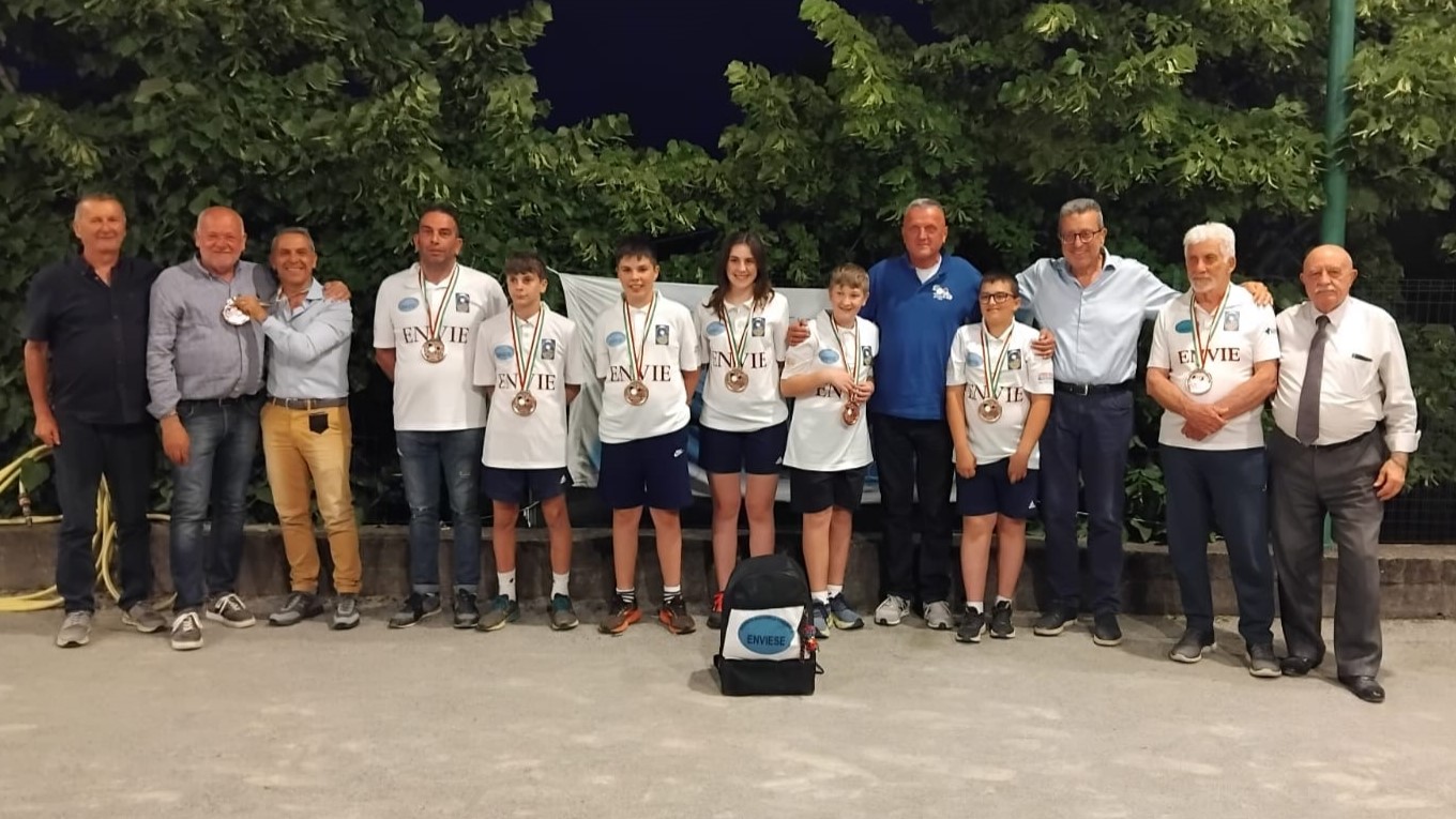 Premiazione Enviese under15 2