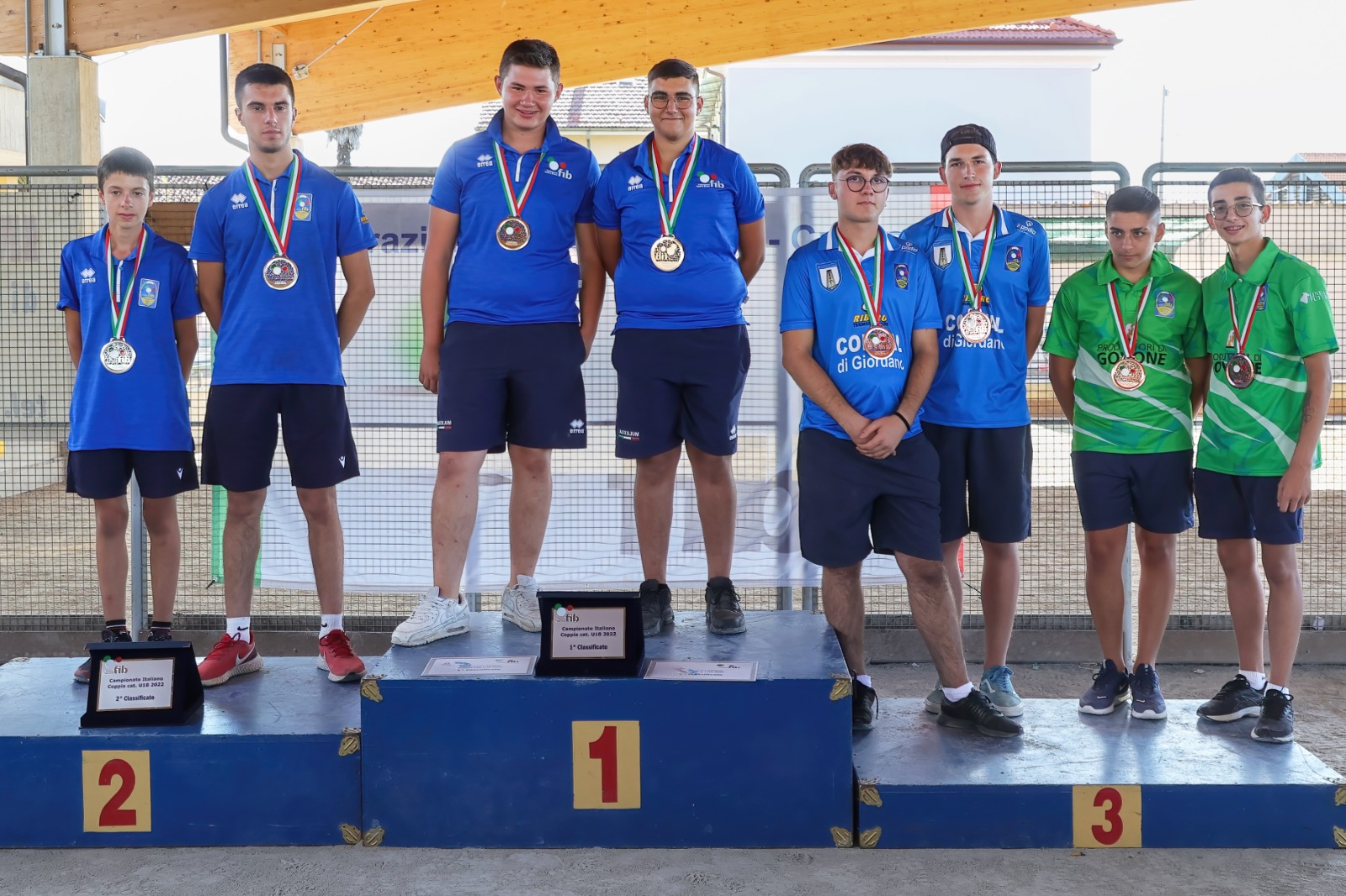 Under15 podio coppie