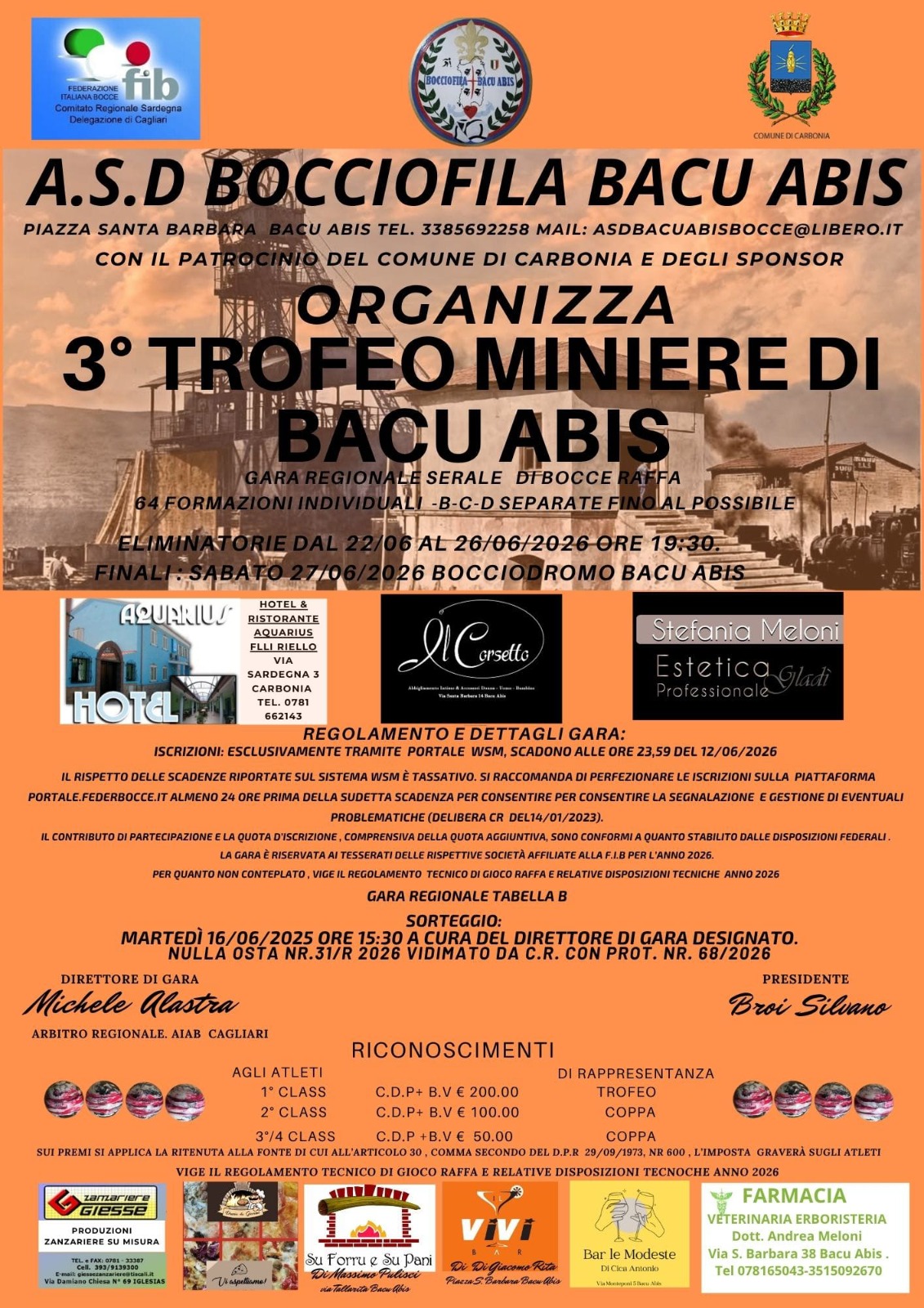 Bacu Abis Trofeo Miniere