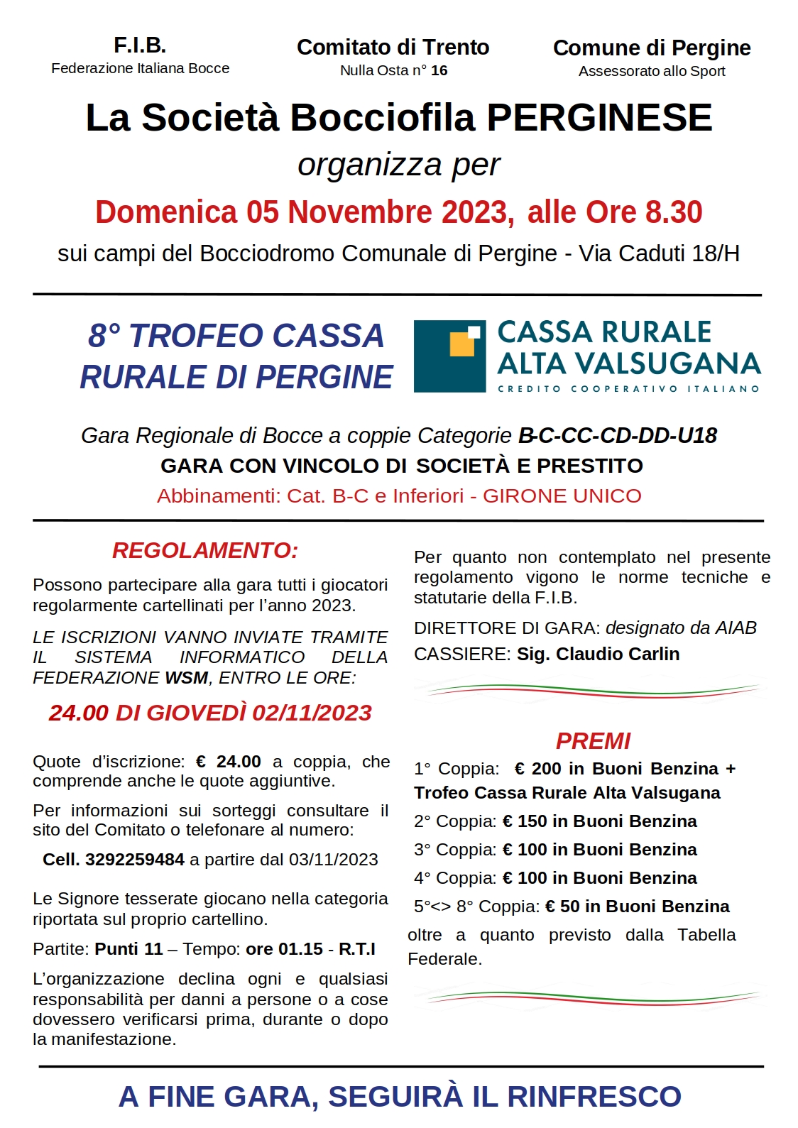 202311 05 Perginese 8 Trofeo Cassa Rurale Alta Valsugana