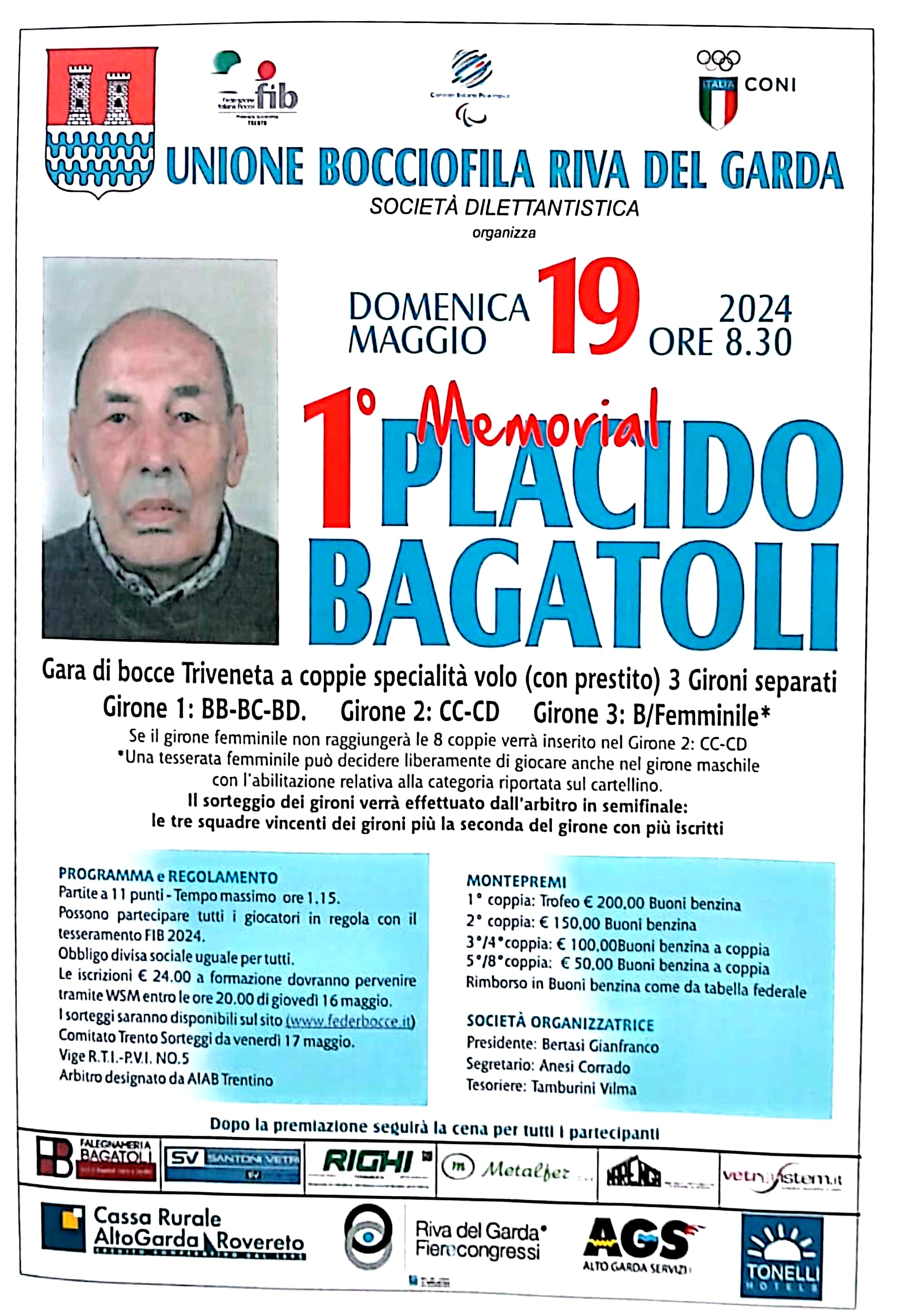 202405 19 1 Memorial Angelo Bagatoli UB Riva MANIFESTO