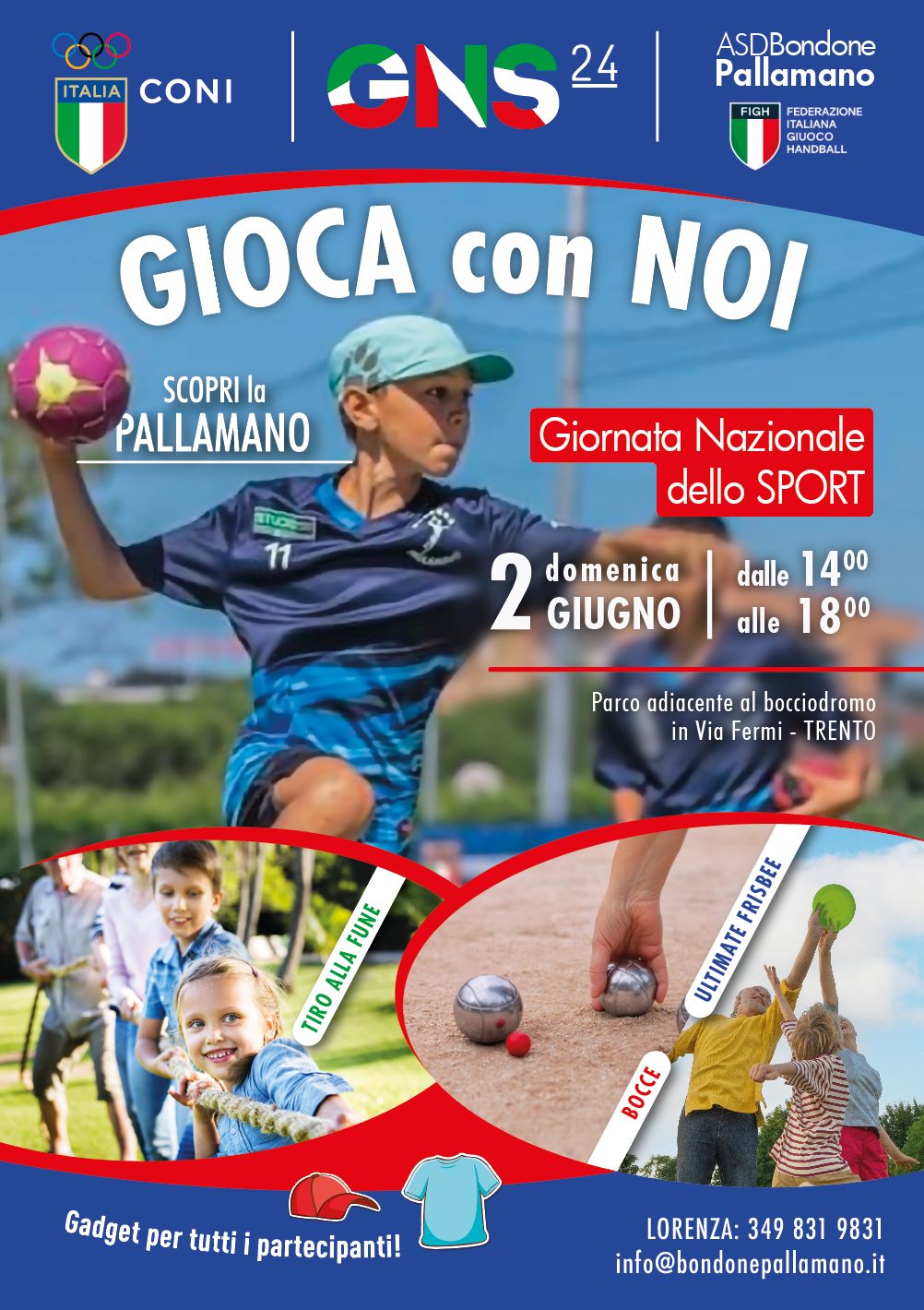 202406 02 GIOCA con NOI ASD Bondone Pallamano