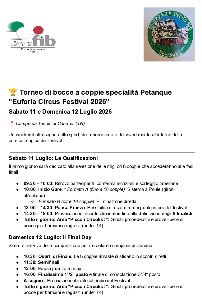 202607 11 12 Petanque Euforia Circus Festival 2026 CANDRIAI TN MODALITÀ 1