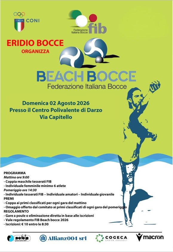 202608 02 Beach Bocce ERIDIO BOCCE MANIFESTO