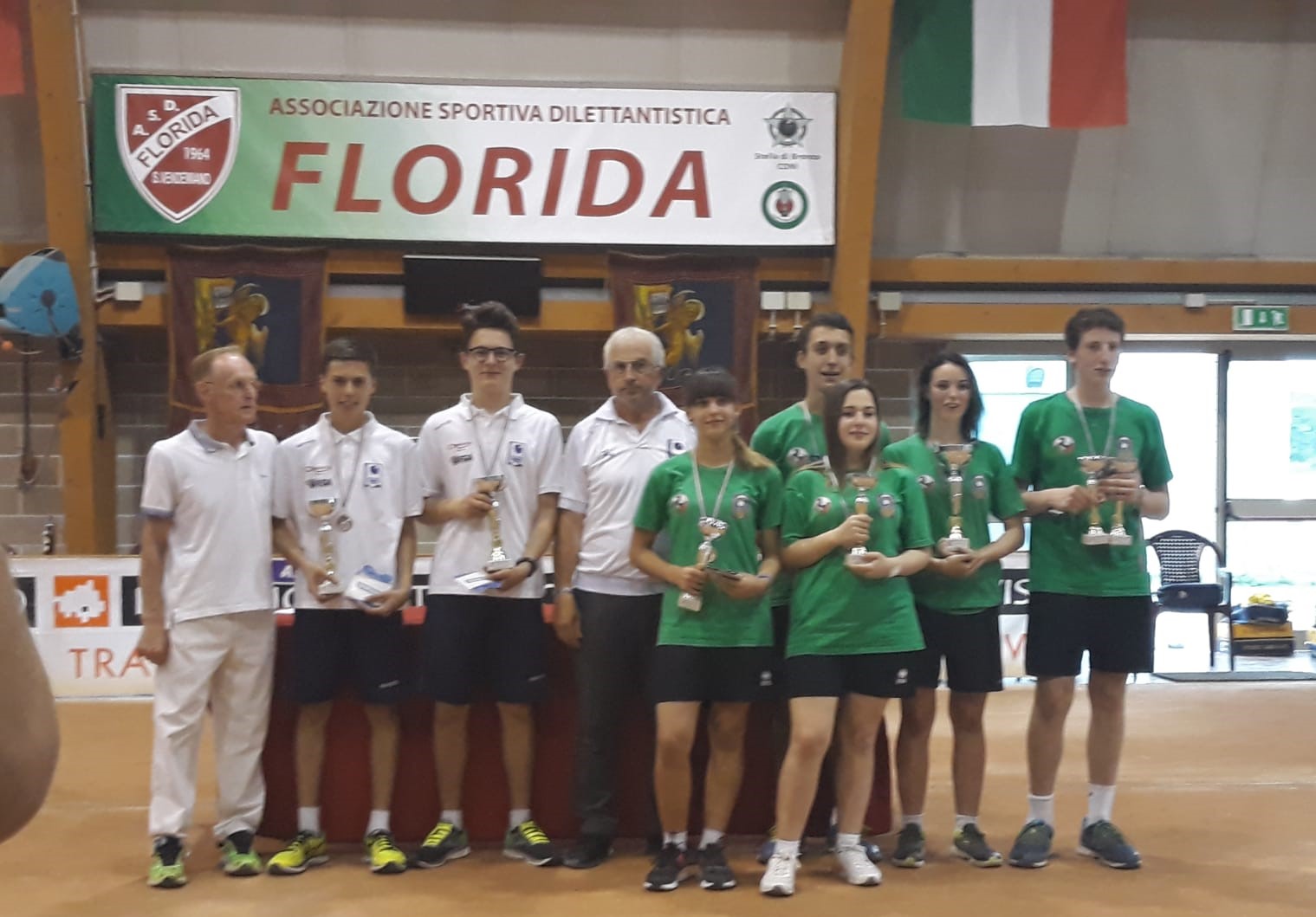 Florida 15 06 2019 U18 podio selezione