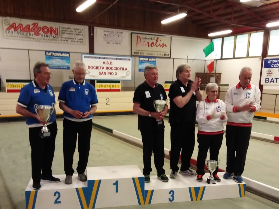 R41 San Pio X podio secondi e terzi classificati