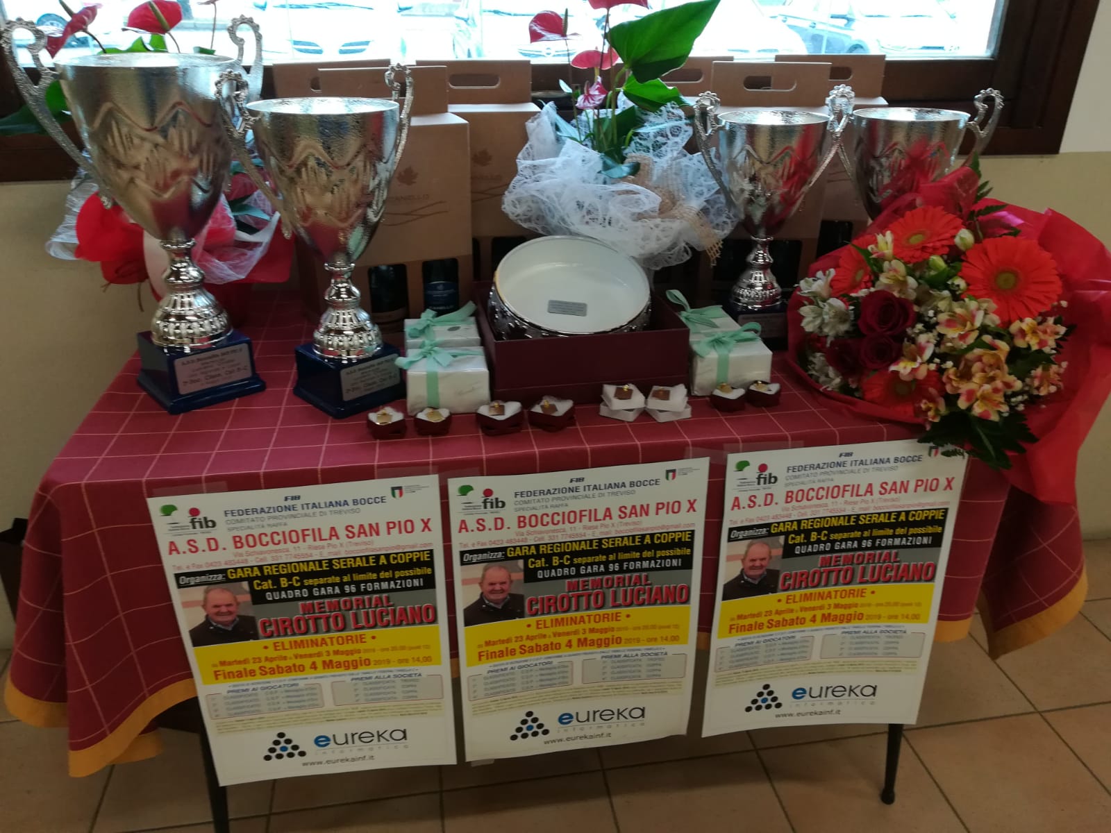 R41 San Pio X tavolo premiazioni