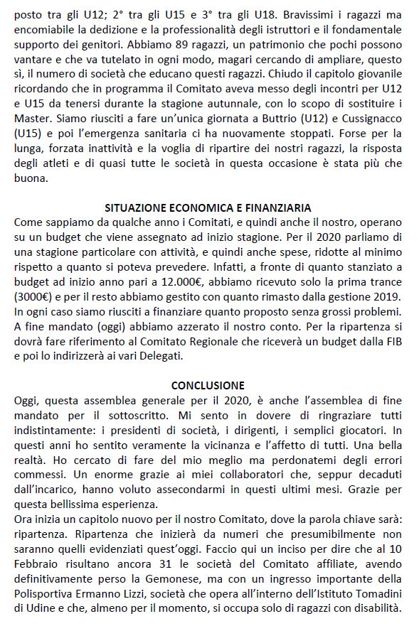 Relazione assemblea prov. 4