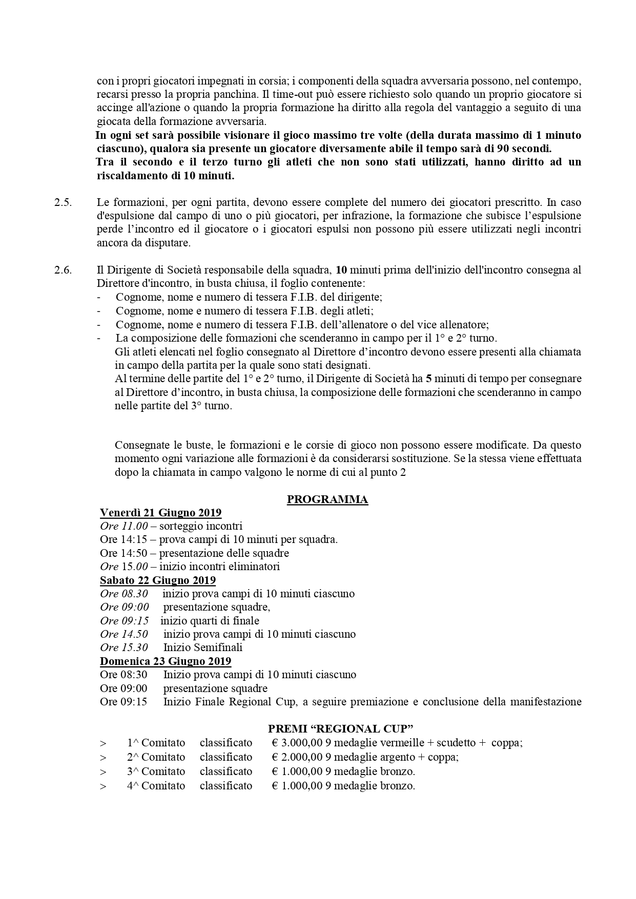 REGOLAMENTO REGIONAL CUP page 0004