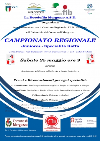 MANIFESTO CAMPIONATI REGIONALI JUNIORES 2024